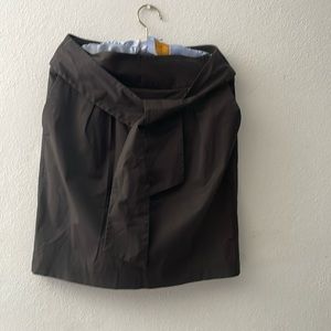 Size 2 Banana Republic brown skirt stretch petite almost new